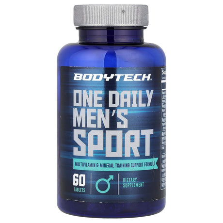 BodyTech, One Daily Men's Sport Multivitamin & Mineral, 60 Tablets - Supply Center USA