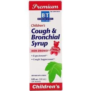 Boericke & Tafel, Premium, Children's Cough & Bronchial Syrup, Cherry Flavored, 8 fl oz (240 mg) - Supply Center USA