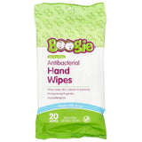 Boogie Wipes, Antibacterial Hand Wipes, Alcohol Free, 3 Packs, 20 Wipes Each - Supply Center USA