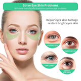 BREYLEE Aloe Vera Eye Mask– 60 Pcs - Puffy Eyes and Dark Circles Treatments – Look Younger and Reduce Wrinkles and Fine Lines Undereye, Improve and Firm Eye Skin - Pure Natural Material Extraction - Supply Center USA