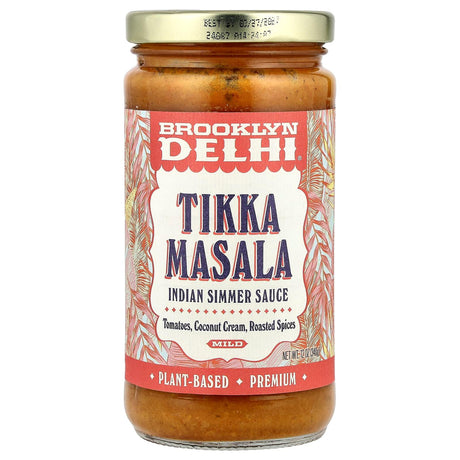 Brooklyn Delhi, Indian Simmer Sauce, Tikka Masala, Mild, 12 oz (340 g) - Supply Center USA