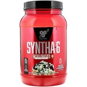BSN, Syntha-6, Cold Stone Creamery, Mint Mint Chocolate Chocolate Chip, 2.59 lb (1.17 kg) - Supply Center USA