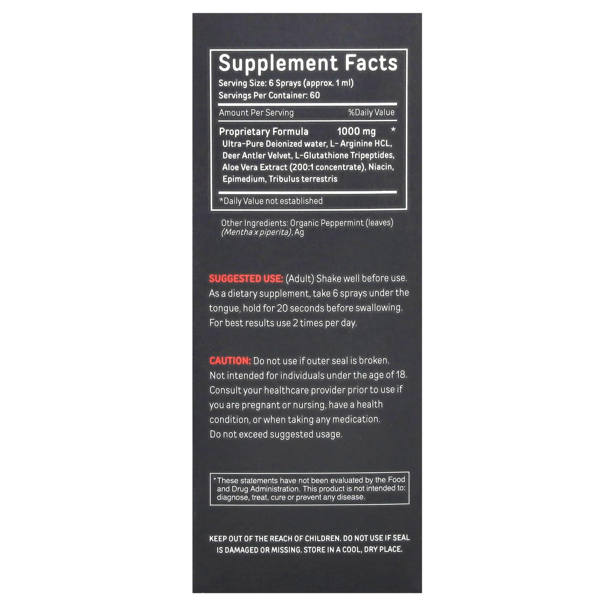 Bucked Up, Deer Antler Spray, Post Workout, 2 oz (60 ml) - Supply Center USA