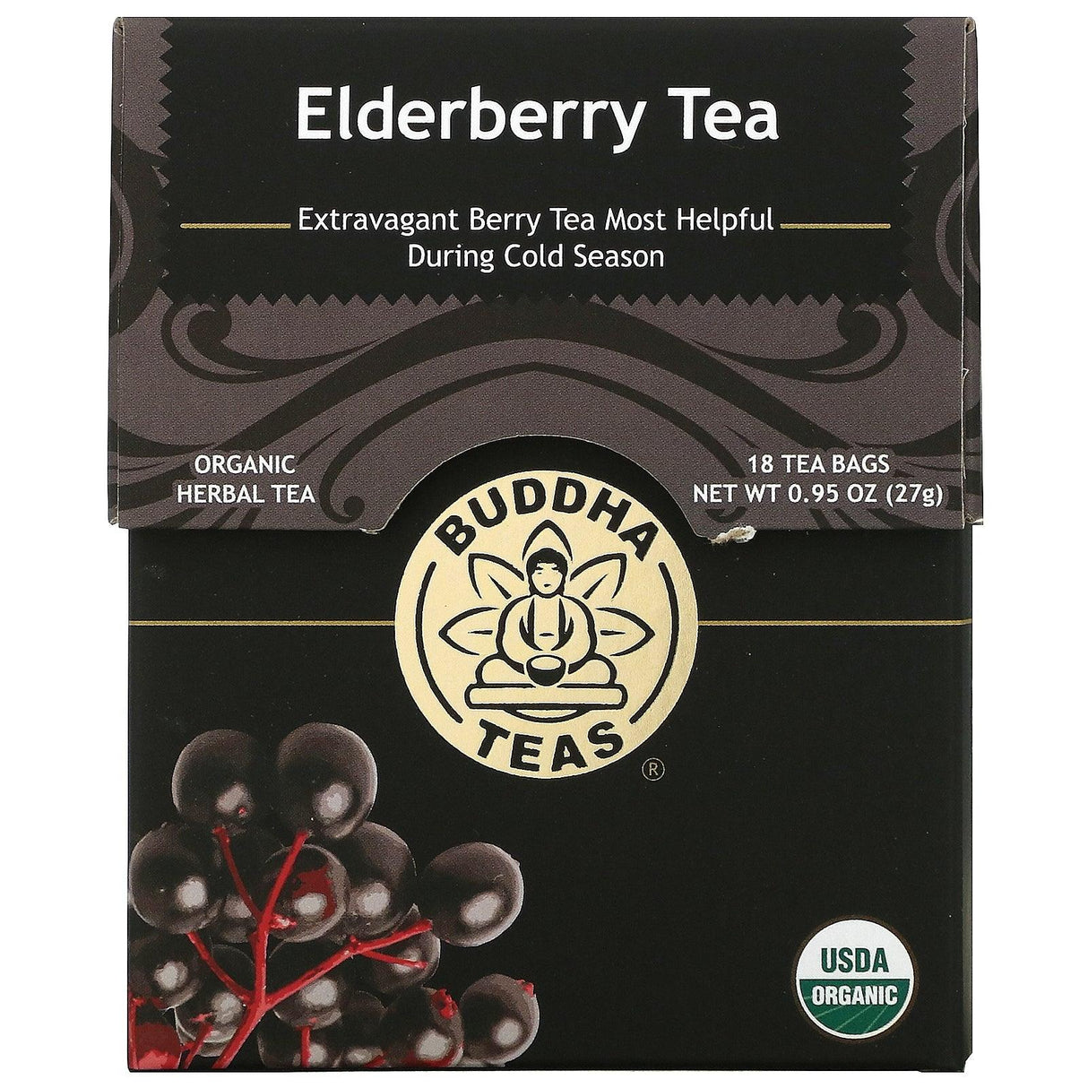 Buddha Teas, Organic Herbal Tea, Milk Thistle, 18 Tea Bags, 0.95 oz (27 g) - Supply Center USA