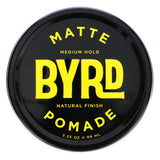 Byrd Hairdo Products, Matte Pomade, Medium Hold, Natural Finish, 3.35 oz (99 ml) - Supply Center USA
