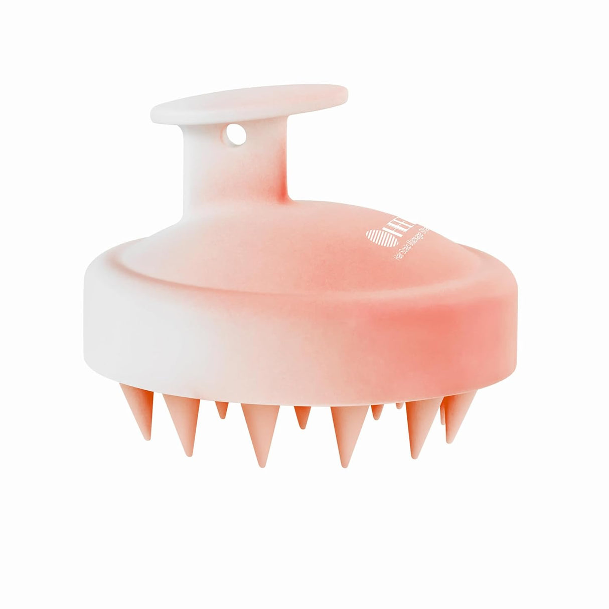 HEETA Shampoo Scalp Brush Massager Hair Growth, Scalp Scrubber with Soft Silicone Bristles for Hair Growth & Dandruff Removal, Hair Brush for Scalp Exfoliator, Black