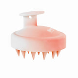 HEETA Shampoo Scalp Brush Massager Hair Growth, Scalp Scrubber with Soft Silicone Bristles for Hair Growth & Dandruff Removal, Hair Brush for Scalp Exfoliator, Black