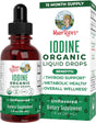 Maryruth Organics Potassium Iodide | Iodine Supplement | 1 Year Supply | Iodine Drops | USDA Organic | Nascent Iodine | Vegan | Packaging May Vary | 1 Fl Oz - Supply Center USA