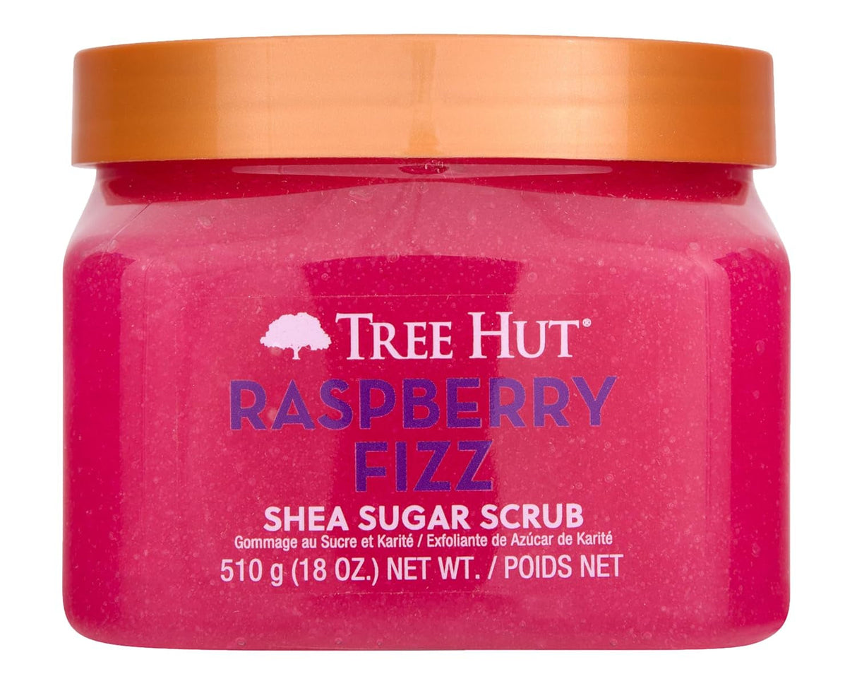 Tree Hut Blue Lagoon Shea Sugar Scrub | Exfoliating Body Scrub Removes Dead, Dry Skin for a Soft & Hydrated Feel | Nourishing Essential Body Care | 18 Fl Oz.
