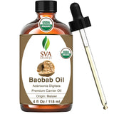 SVA Bhringraj Premium Carrier Oil 4Oz (118Ml) with Dropper for Hair Oiling, Scalp Massage & Skin Care