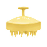 HEETA Shampoo Scalp Brush Massager Hair Growth, Scalp Scrubber with Soft Silicone Bristles for Hair Growth & Dandruff Removal, Hair Brush for Scalp Exfoliator, Black