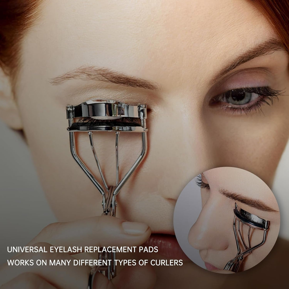 Eyelash Curler Refill Pads Compatible with Shiseido,Eyelash Curler Refill 24Pcs,Silicone Lash Curler Refill Pads Compatible with Shiseido