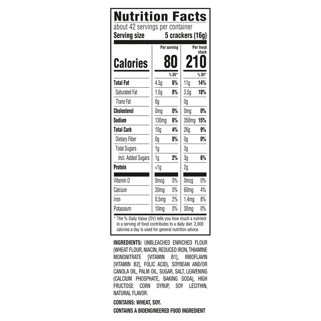 RITZ Fresh Stacks Original Crackers, Party Size, 23.7 Oz (16 Stacks)