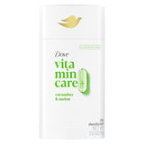 Dove Vitamincare+ Aluminum Free Deodorant Stick Coconut & Shea for 72H Odor Protection Breathable Deodorant for Women 2.6 Oz