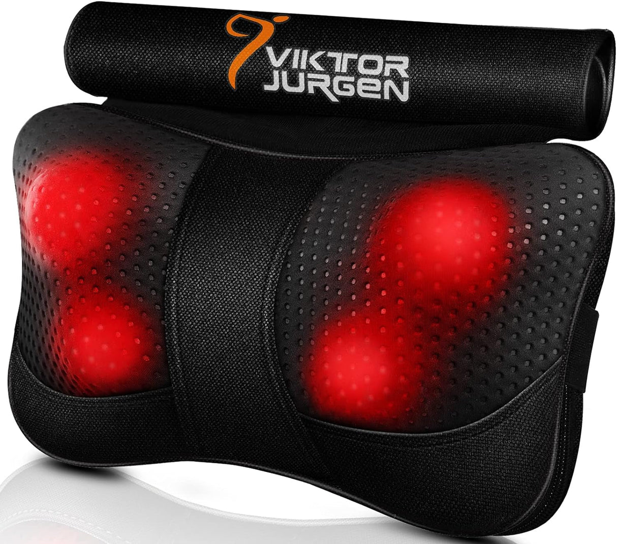VIKTOR JURGEN Christmas Back Massager Gifts, Shiatsu Kneading Massager for Neck and Shoulder, Massage Pillow with Heat Relaxation Gifts for Women/Men/Dad/Mom//Mothers Day/Fathers Day/Valentine'S Day