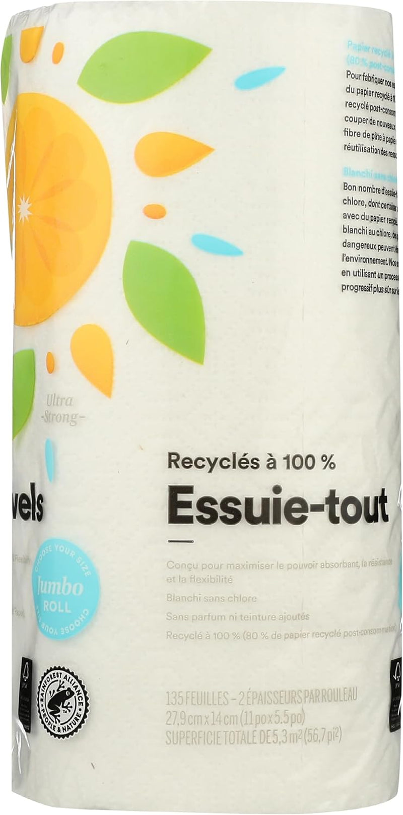 365 by Whole Foods Market, Paper Towels Jumbo Roll, 135 Count