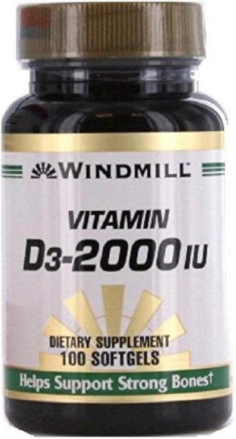 Nature Made Vitamin D3 2000 IU (50 Mcg), Dietary Supplement for Bone, Teeth, Muscle and Immune Health Support, 90 Softgels, 90 Day Supply - Supply Center USA