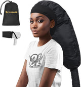 Bonnet Hair Dryer Attachment: Upgraded Extra Large Hooded Hair Dryer Adjustable Soft Blow Dryer Caps - Easy to Use for Natural Curly Textured Hair Care Styling Fast Drying