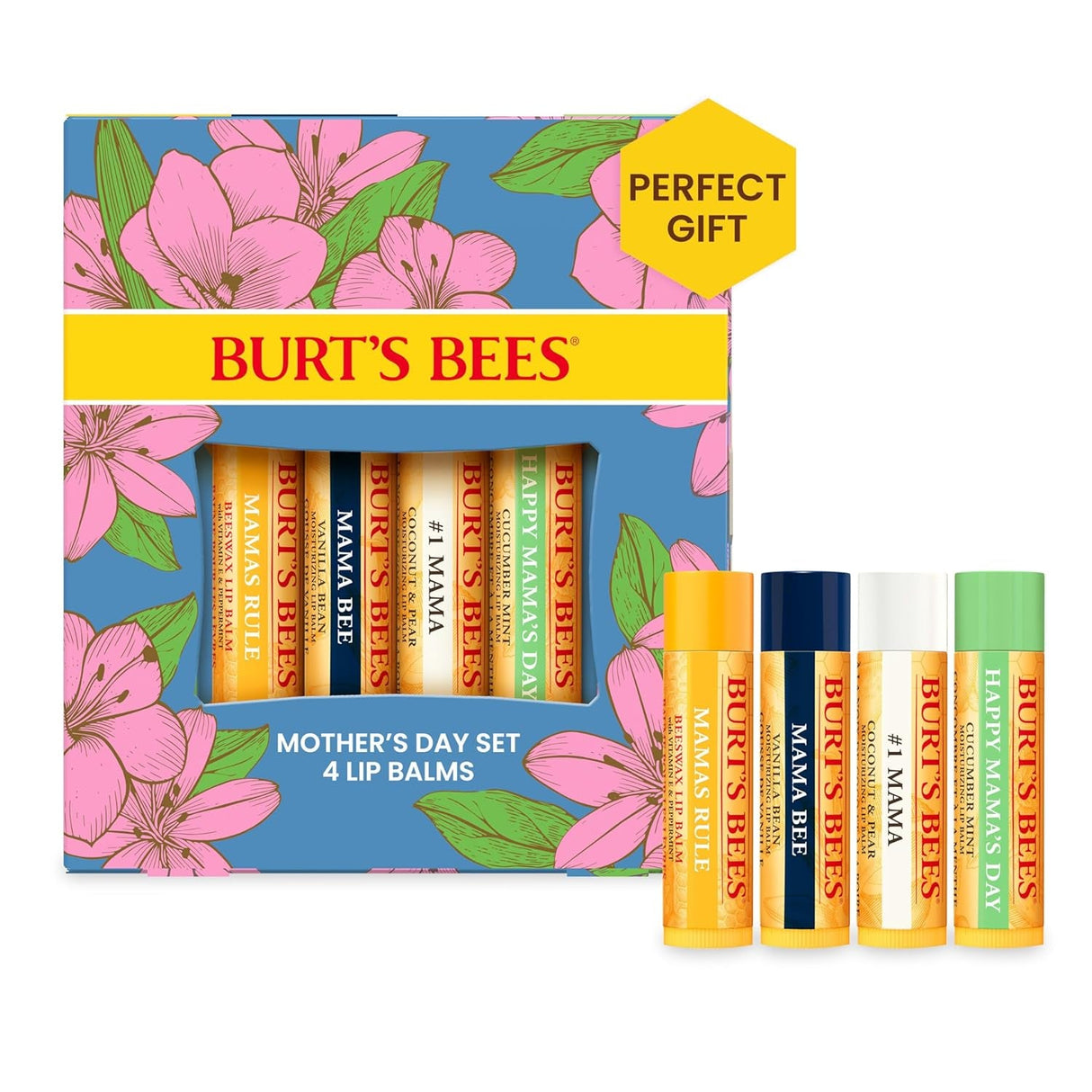Burt'S Bees Lip Balm - Original Beeswax 12 Count Pack in Bulk, Lip Moisturizer with Responsibly Sourced Beeswax, Tint-Free, Natural Origin Conditioning Lip Treatment, 12 Tubes, 0.15 Oz