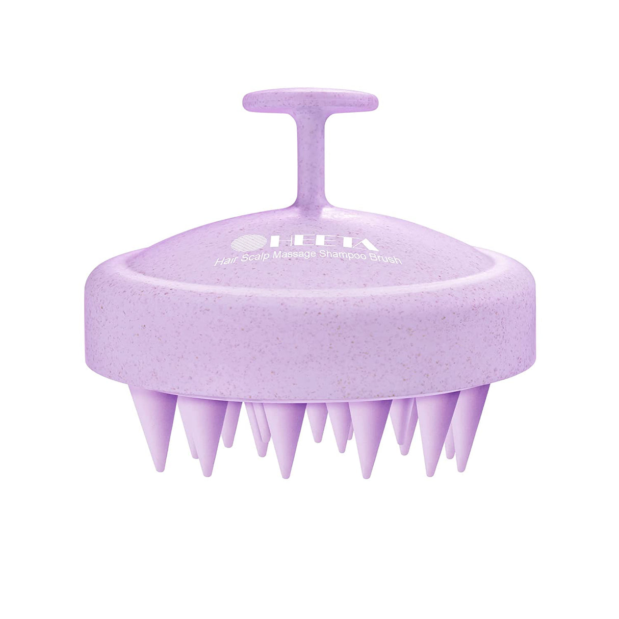 HEETA Shampoo Scalp Brush Massager Hair Growth, Scalp Scrubber with Soft Silicone Bristles for Hair Growth & Dandruff Removal, Hair Brush for Scalp Exfoliator, Black