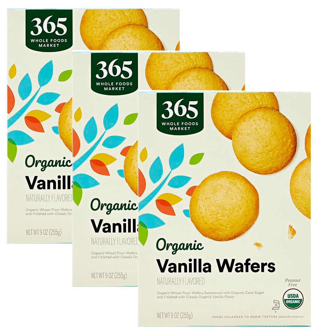 365 by Whole Foods Market, Organic Vanilla Wafers, 9 Ounce