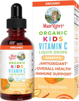 Maryruth Organics Vitamin C Drops | USDA Organic Vitamin C Liquid Drops for Adults | Men & Women | Vitamin for Immune Support & Overall Health | Vegan | Non-Gmo | Gluten Free | 30 Servings - Supply Center USA