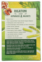 Whole Foods Market, Organic Rigatoni, 16 Ounce