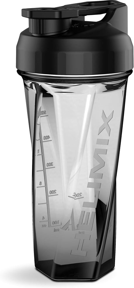 HELIMIX 2.0 Vortex Blender Shaker Bottle Holds Upto 28Oz | No Blending Ball or Whisk | USA Made | Portable Pre Workout Whey Protein Drink Cup | Mixes Cocktails Smoothies Shakes | Top Rack Safe