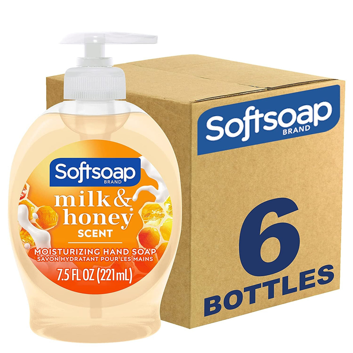 Softsoap Liquid Hand Soap, Fresh Breeze - 7.5 Fl Oz (Pack of 6)