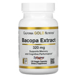 California Gold Nutrition, Bacopa Extract, 320 mg, 120 Veggie Capsules - Supply Center USA