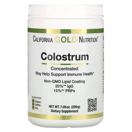 California Gold Nutrition, Colostrum Powder, Concentrated, 7.05 oz (200 g) - Supply Center USA