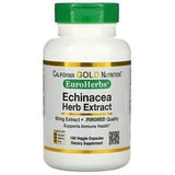 California Gold Nutrition, EuroHerbs, Echinacea Herb Extract, 80 mg, 180 Veggie Capsules - Supply Center USA