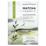 California Gold Nutrition, MATCHA ROAD, Matcha + Vitamin C - Citrus Ginger, 10 Count - Supply Center USA