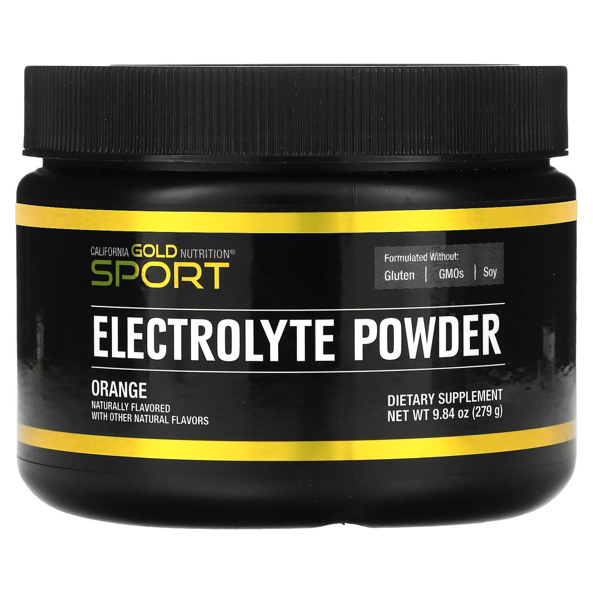 California Gold Nutrition, SPORT Electrolyte Powder, Natural Orange, 9.84 oz. (279 g) - Supply Center USA