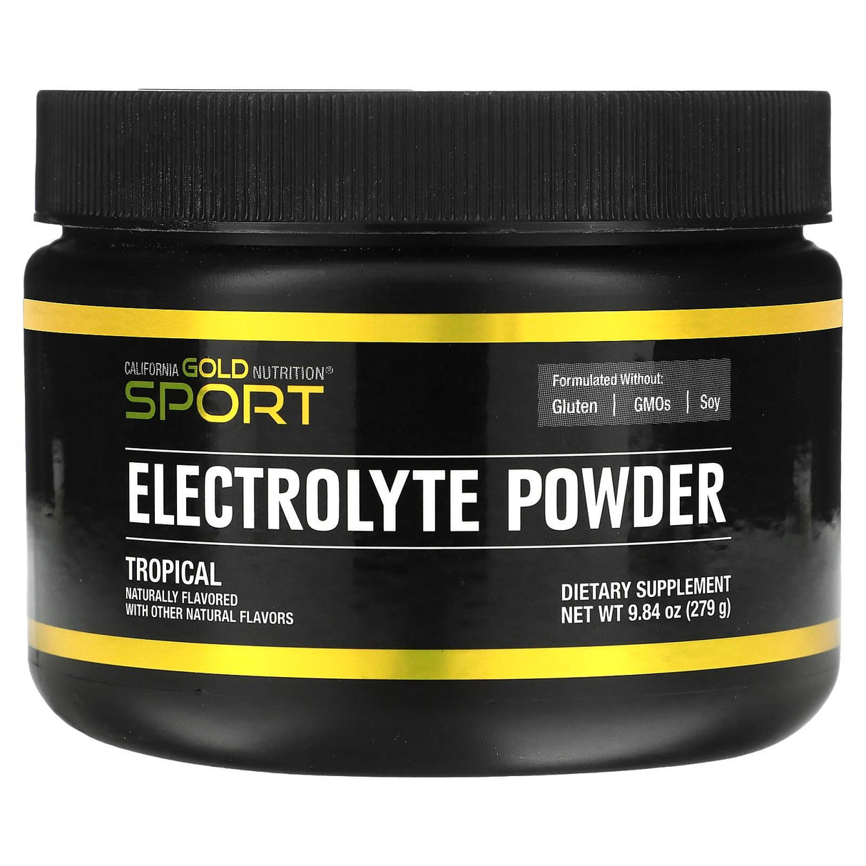 California Gold Nutrition, SPORT Electrolyte Powder, Natural Tropical, 9.84 oz (279 g) - Supply Center USA