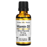 California Gold Nutrition, Vitamin D3 (Citrus), 2,000 IU, 1 fl oz (30 ml) - Supply Center USA