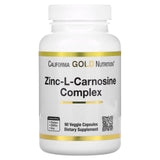 California Gold Nutrition, Zinc-L-Carnosine Complex, 90 Veggie Caps - Supply Center USA