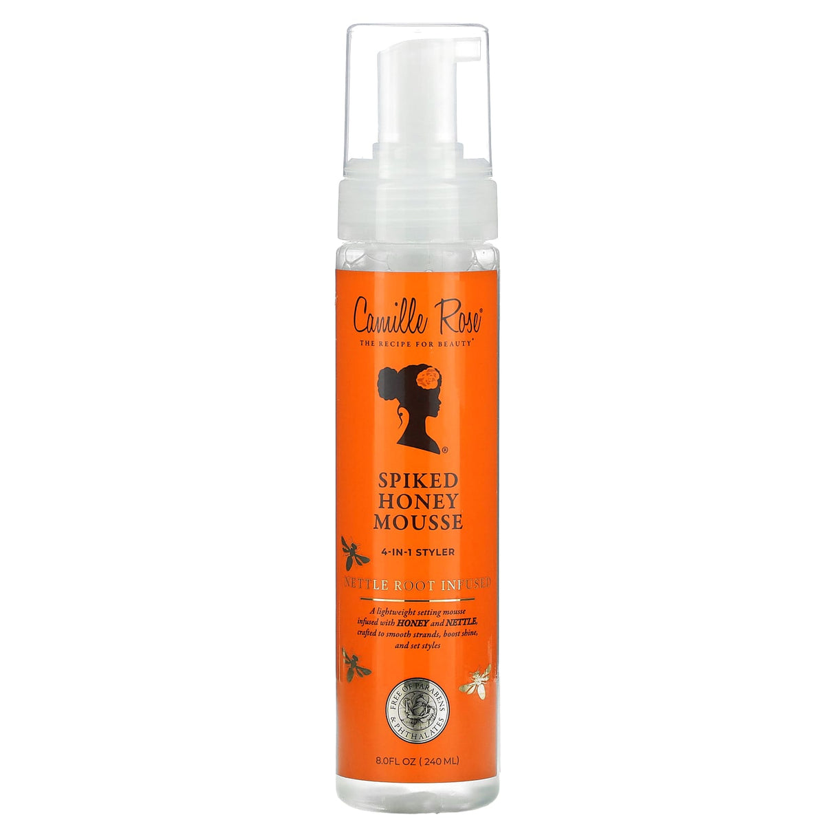 Camille Rose, Spiked Honey Mousse 4-In-1-Styler, 8 fl oz (240 ml) - Supply Center USA