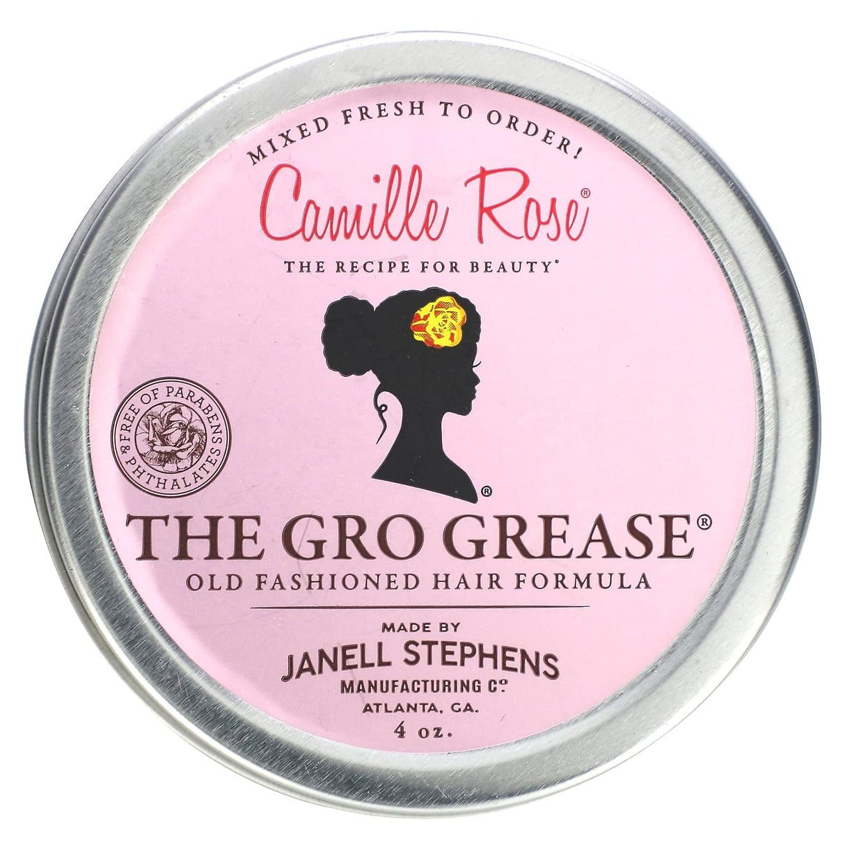 Camille Rose, The Gro Grease, Old Fashioned Hair Formula, 4 oz - Supply Center USA