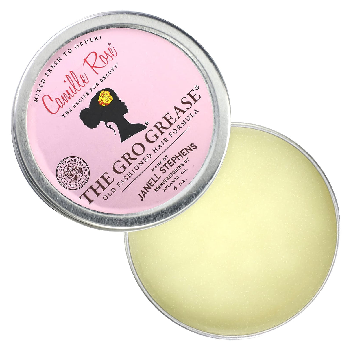 Camille Rose, The Gro Grease, Old Fashioned Hair Formula, 4 oz - Supply Center USA