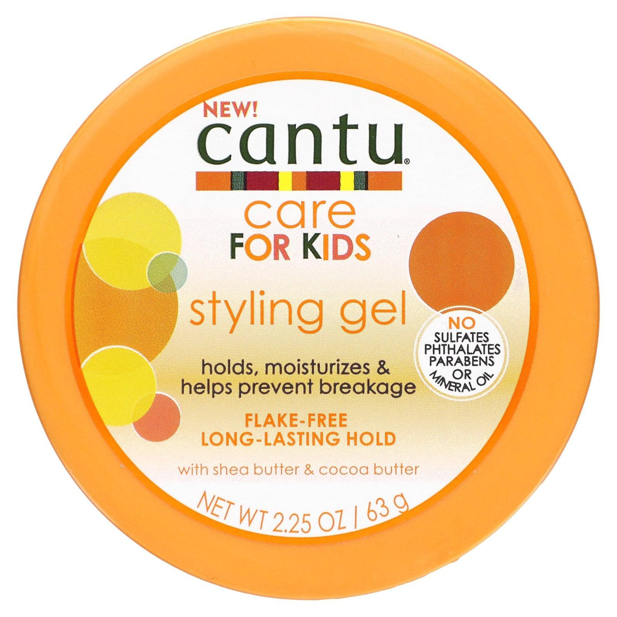 Cantu, Care For Kids, Control & Go Styling Gel, 2.25 oz (63 g) - Supply Center USA