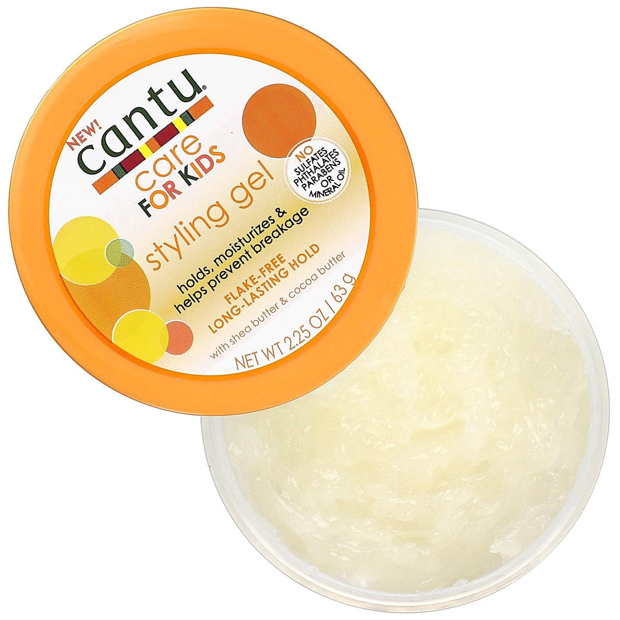 Cantu, Care For Kids, Control & Go Styling Gel, 2.25 oz (63 g) - Supply Center USA