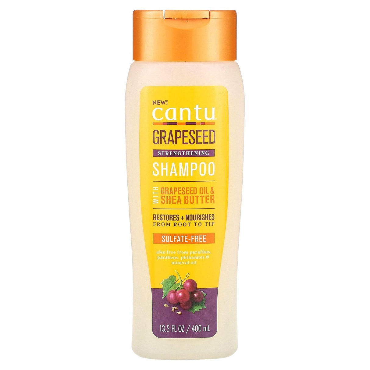 Cantu, Grapeseed Strengthening Shampoo, 13.5 fl oz (400 ml) - Supply Center USA