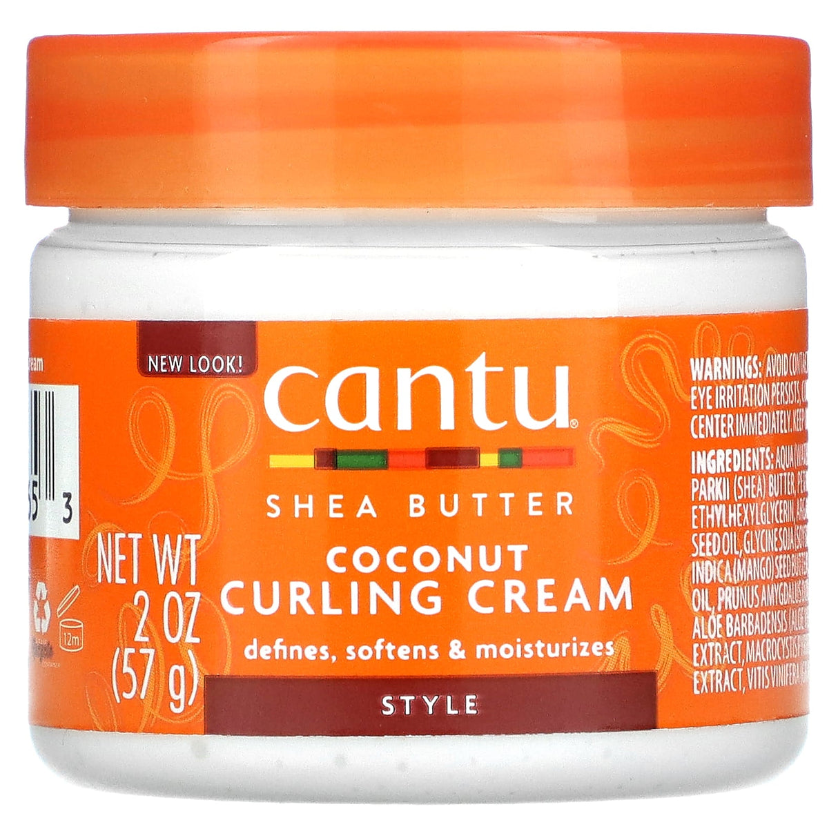 Cantu, Shea Butter, Coconut Curling Cream, 2 oz (57 g) - Supply Center USA