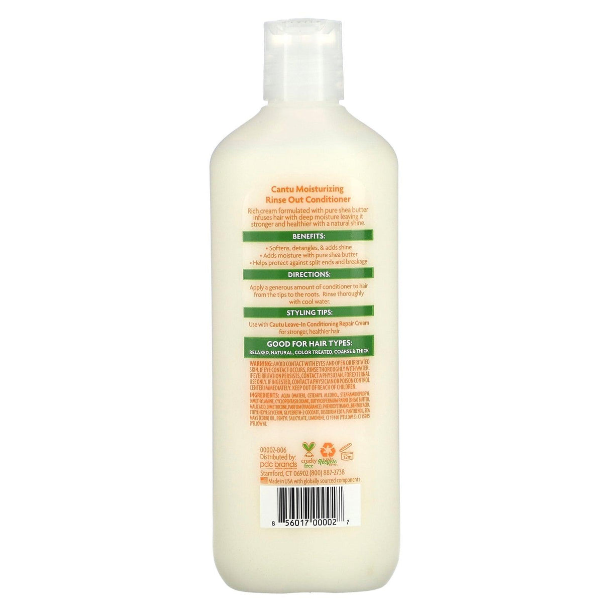 Cantu, Shea Butter, Moisturizing Rinse Out Conditioner, 13.5 fl oz (400 ml) - Supply Center USA