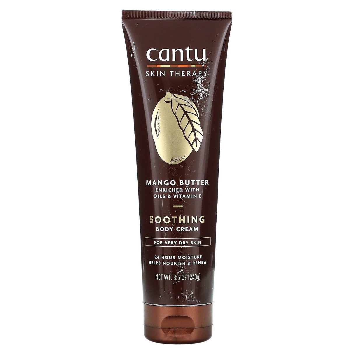 Cantu, Skin Therapy, Soothing Body Cream, Very Dry Skin, Mango Butter, 8.5 oz (240 g) - Supply Center USA