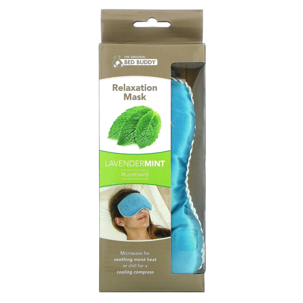 Carex, Bed Buddy, Relaxation Mask, Lavender Mint, 1 Mask - Supply Center USA