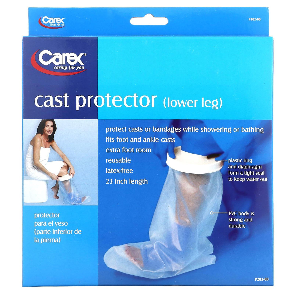 Carex, Cast Protector, Lower Leg, 1 Protector - Supply Center USA