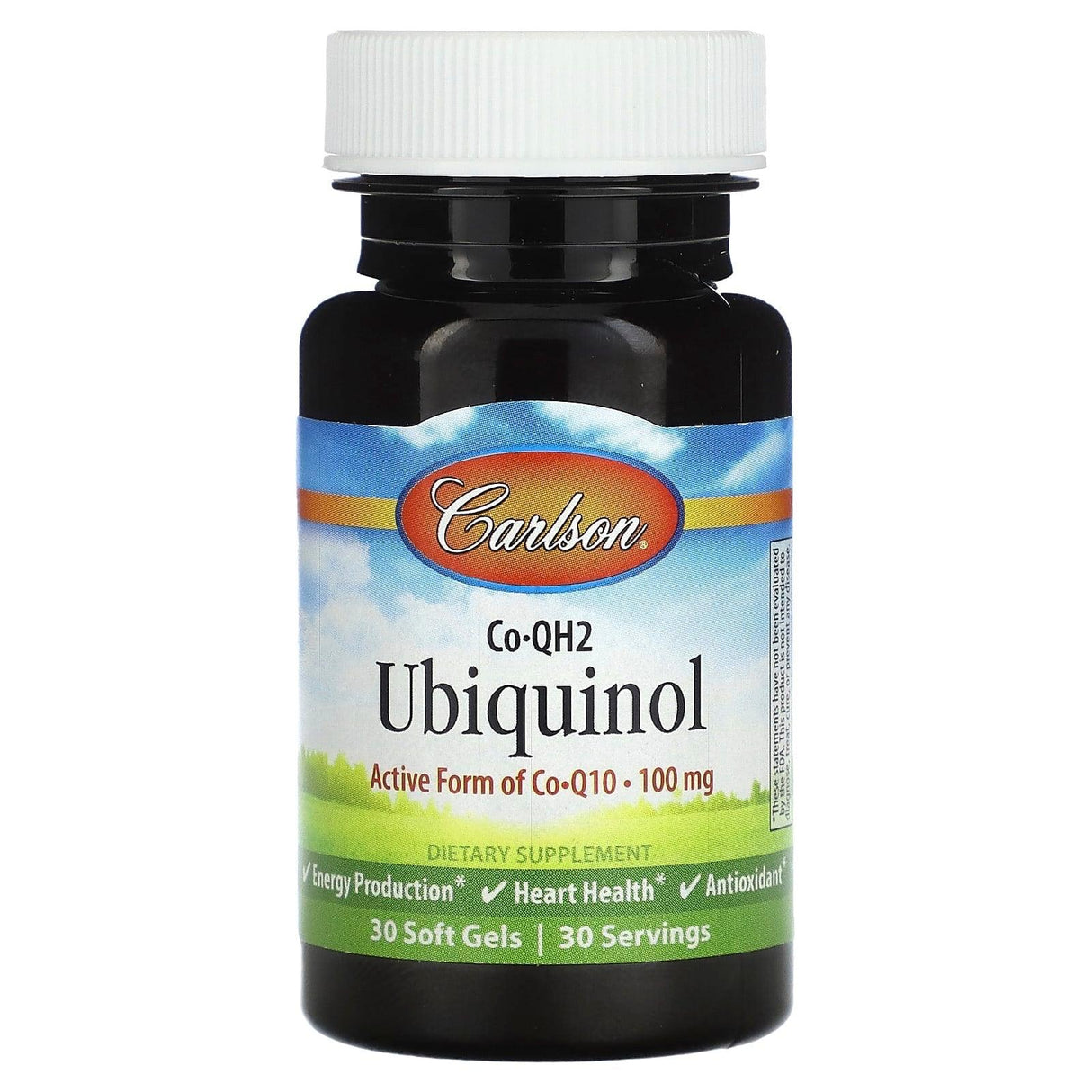 Carlson, Co-QH2 Ubiquinol, 100 mg, 60 Soft Gels - Supply Center USA