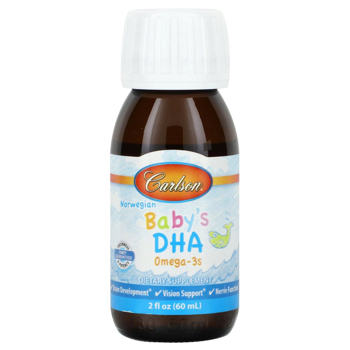 Carlson, Norwegian Baby's DHA, 2 fl oz (60 ml) - Supply Center USA